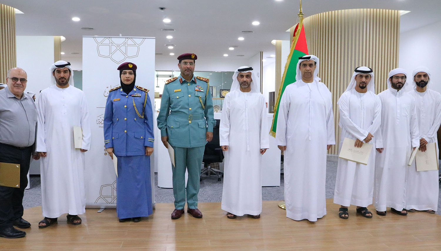 Inspection campaign on licensed petroleum facilities in Ajman Chairman of the Ajman DED honors participants in the inspection campaign on petroleum facilities 